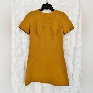 60s Mod Mini Dress Handmade Vintage Polyester XS